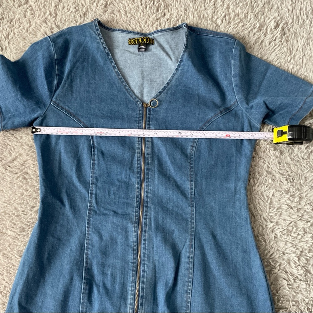 Denim Mini Dress - image 5